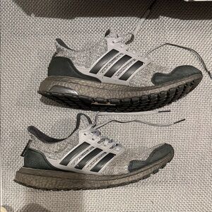 ADIDAS x Game of Thrones gray and black knit running sneakers